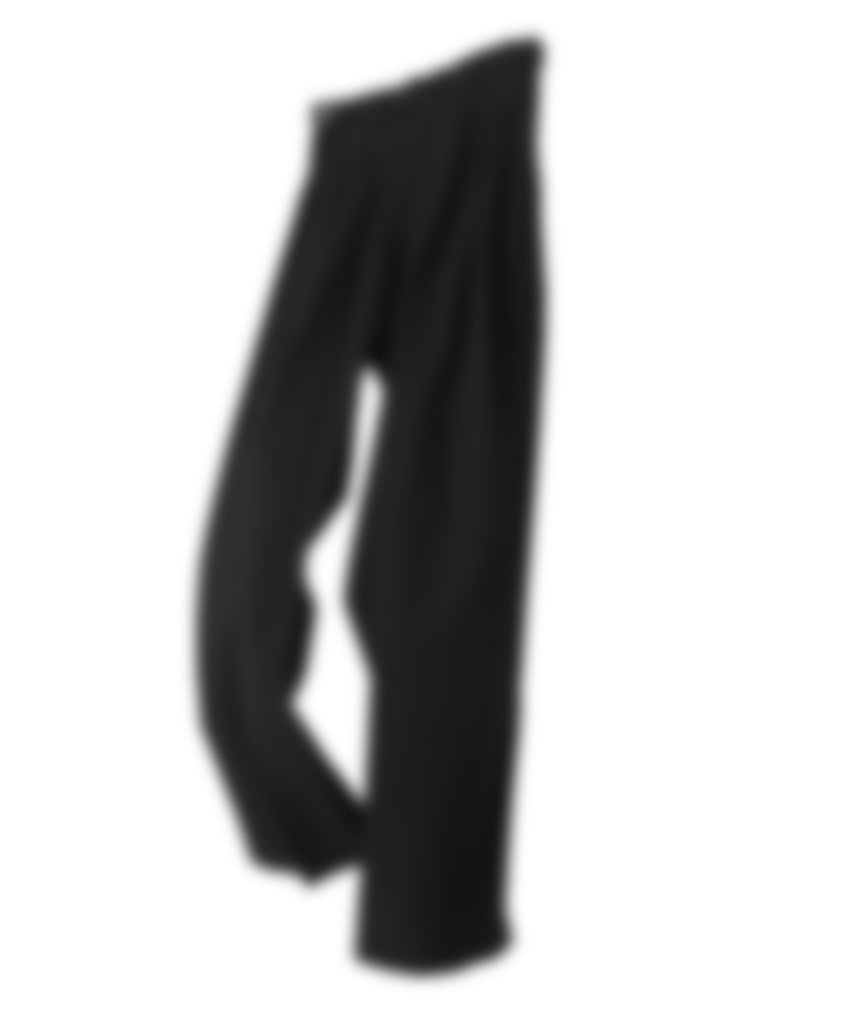 DP-001 (8 pleats cotton pants black)