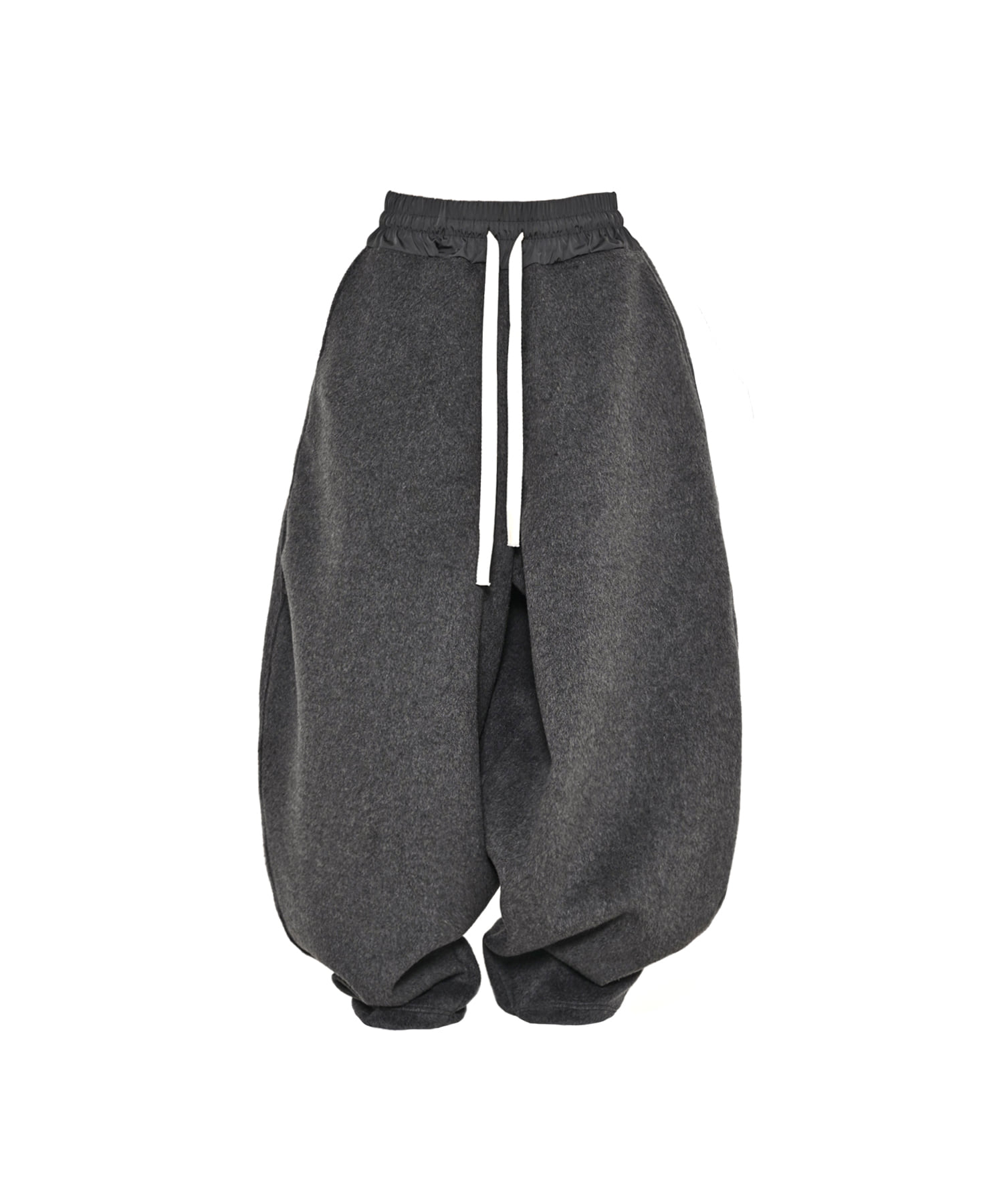 DP-107 ( wool curved pants grey )
