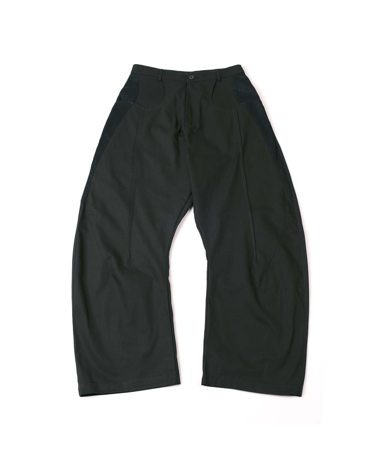 creciente curving pants (charcoal)