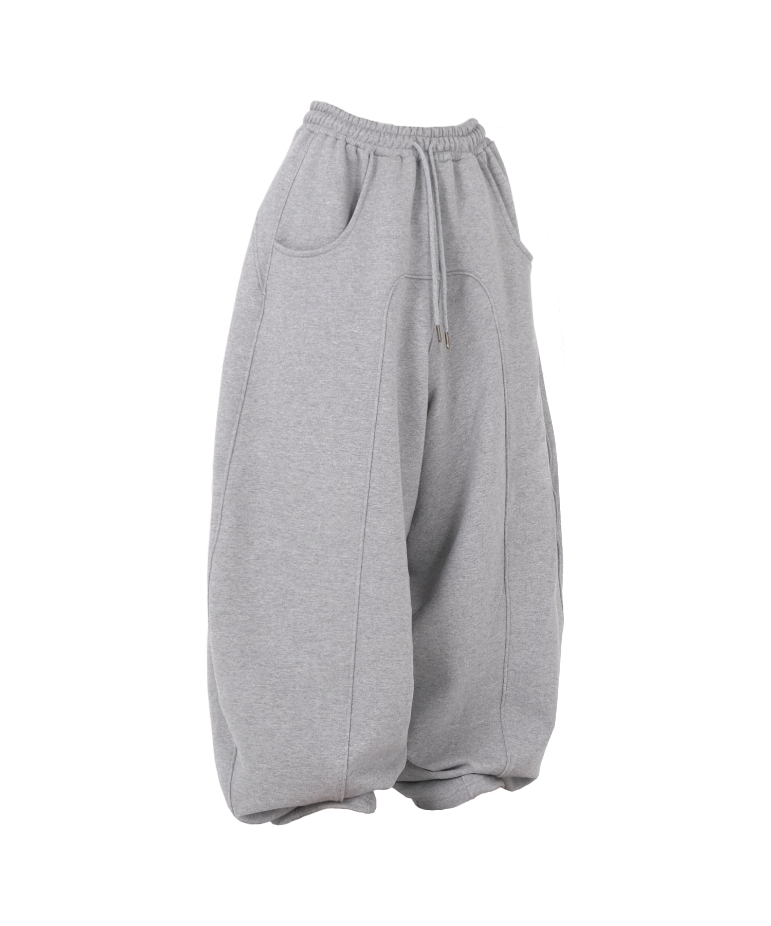 vague heavy sweat pants (grey)