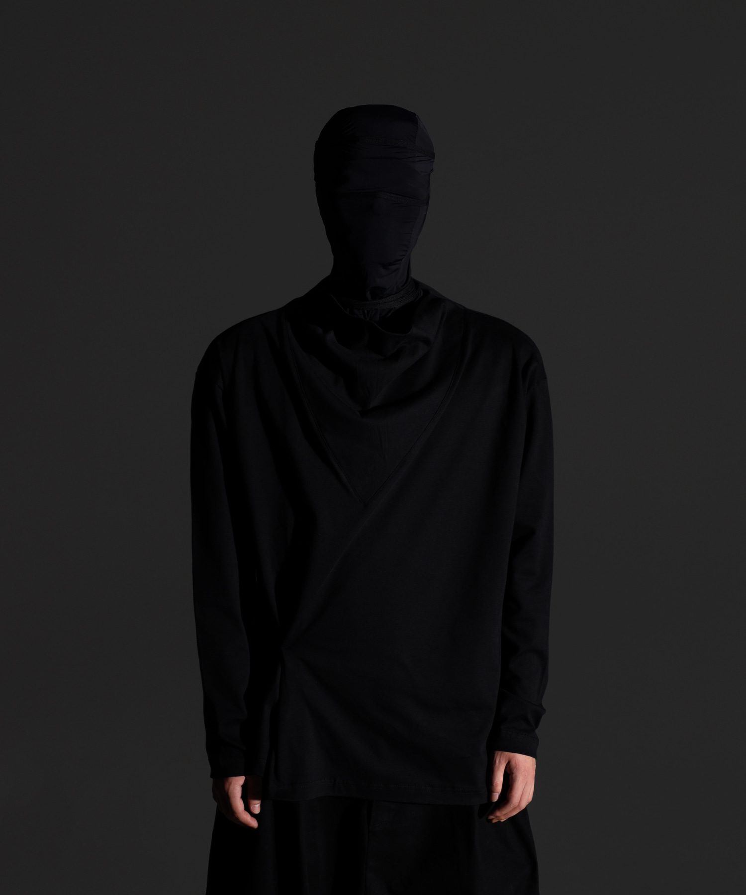 DP-072 ( draping shirts black )