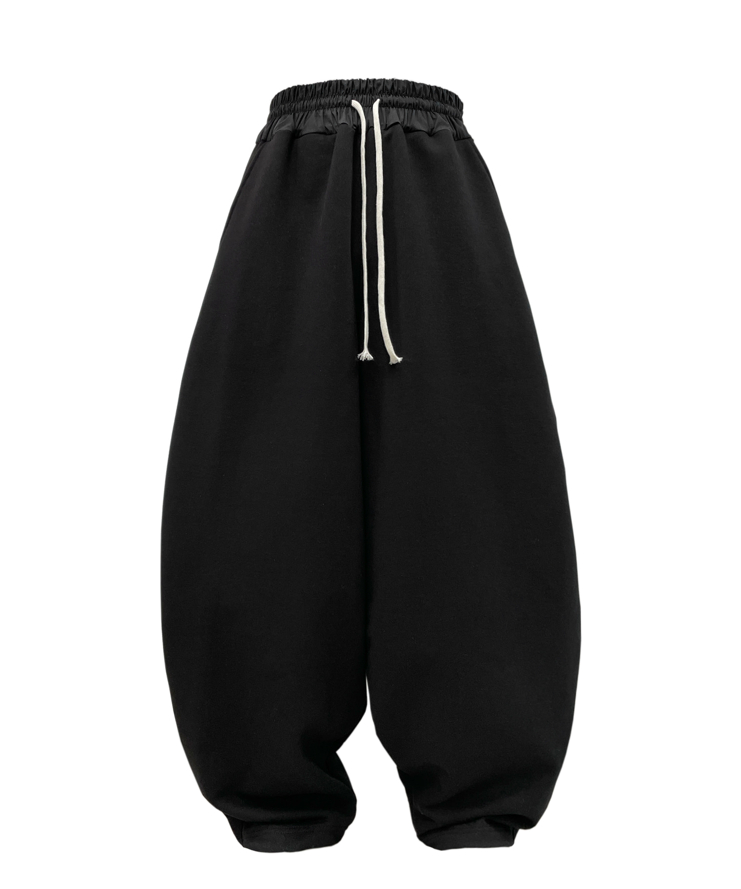 DP-084 ( curved sweat pants black )