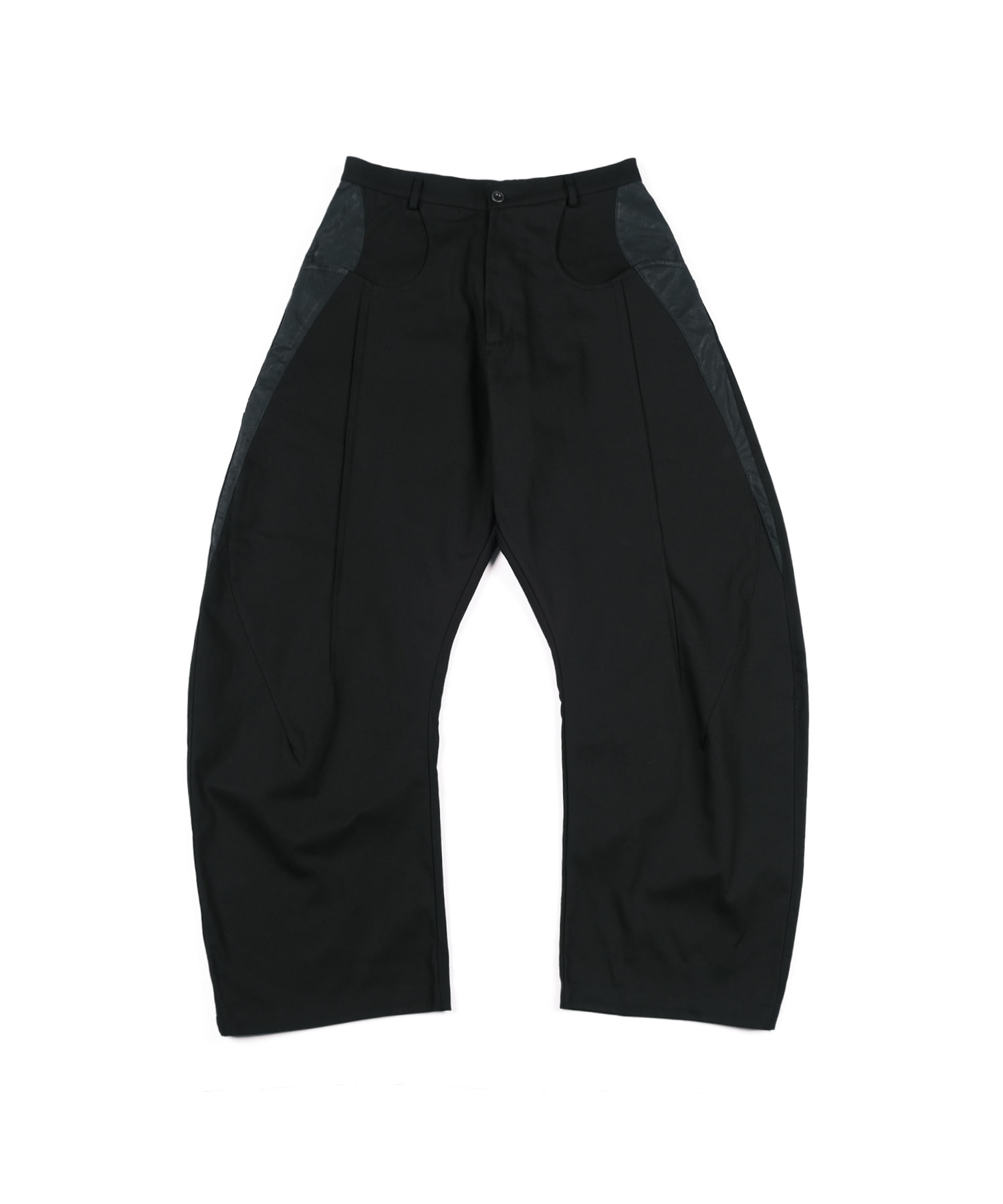 creciente curving pants (black)